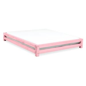 Benlemi Dvojlôžková posteľ Japa 160x200 cm Farba: Ružová