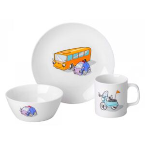 Lunasol - Cars detský porcelánový set 3 ks - Kids world (450511)