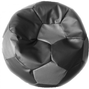 Sedací vak futbalová lopta malá čiernosivá EMI