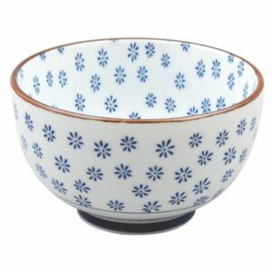 Modrá porcelánová miska Tokyo Design Studio Flower, 500 ml