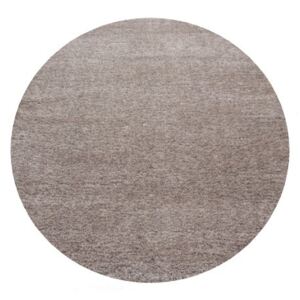 Ayyildiz koberce Kusový koberec Ancona shaggy 9000 beige kruh - 120x120 kruh cm