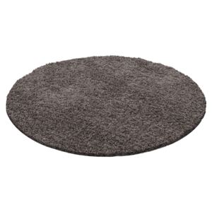 Ayyildiz koberce Kusový koberec Dream Shaggy 4000 taupe kruh - 80x80 kruh cm