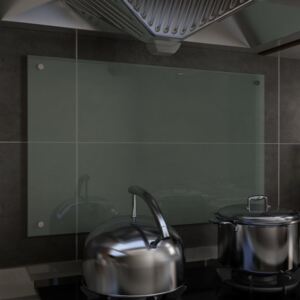 Kuchynská zástena, biela 80x50 cm, tvrdené sklo