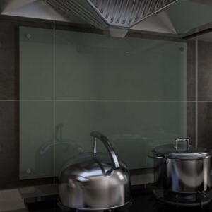 Kuchynská zástena, biela 80x60 cm, tvrdené sklo