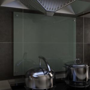 Kuchynská zástena, biela 70x60 cm, tvrdené sklo