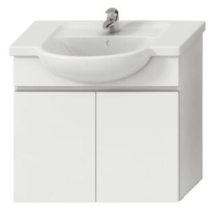 Kúpeľňová skrinka pod umývadlo Jika Lyra plus 77x31,5x70 cm biela H4531510383001