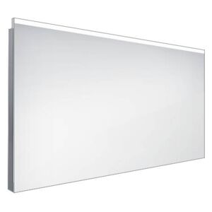 Nimco Zrkadlá - Kúpeľňové podsvietené LED zrkadlo 1000 mmx600 mm, hranaté, alumínium ZP 8004