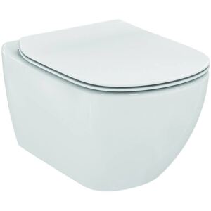 Ideal Standard Tesi - Závesné WC so sedadlom SoftClose, rimless, biela T355101