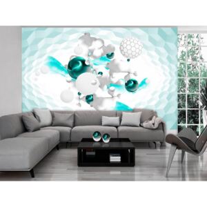 Murando DeLuxe Tapeta Mentolová hra 400x280 cm
