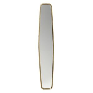 KARE DESIGN Zrkadlo Clip Brass 177 × 32 cm