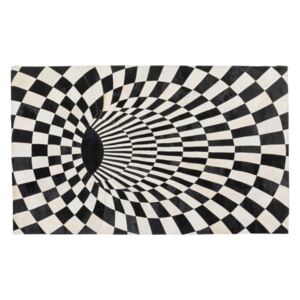 3D Creative koberec čierno-biely 170x240 cm