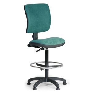 B2B Partner Zvýšená pracovná stolička MILANO II - zelená