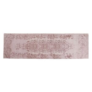 Vintage koberec ružový 80x270 cm
