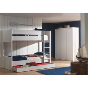 Detská izba s poschodovou posteľou pre tri deti Lara - Komoda s tromi šuplíkmi 110x90,5x57 cm