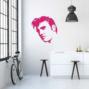 GLIX Elvis - samolepka na stenu Růžová 50 x 50 cm