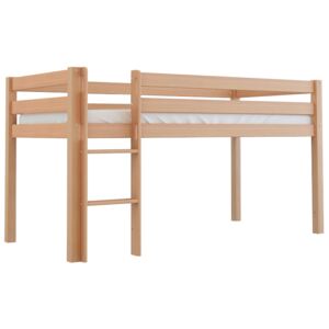 Scarlett Vyvýšená drevená posteľ Tomáš - buk, 200 x 90 cm