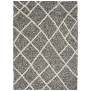Sivý koberec Universal Kasbah Grey, 80 × 150 cm