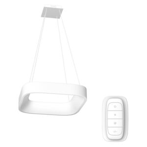 TOPAJA 60 | IMMAX NEO | štvorcové Smart LED závesné svietidlo Farba: Biela matná