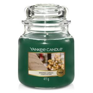 Yankee Candle vonná sviečka Singing Carols Classic stredná