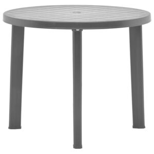 Záhradný stôl, antracitový 89 cm, plast