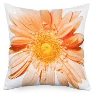 BO-MA Trading Obliečka na vankúšik oranžový kvet, 45 x 45 cm
