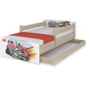 Detská posteľ MAX sa zásuvkou Disney - LIETADLÁ 180x90 cm