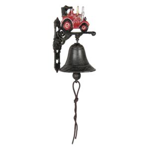 Liatinový zvonček na dvere s retro traktorom - 13 * 10 * 20 cm