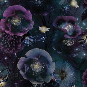 Arthouse Tapeta na stenu - Nocturnal Purple/Teal Nocturnal Purple/Teal
