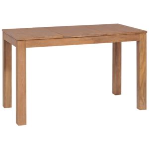 Jedálenský stôl z masívneho teakového dreva s prirodzeným povrchom 120x60x76 cm