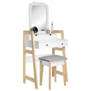 Toaletný stolík s taburetom NEW DESIGN 3