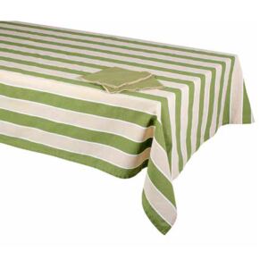 PAMUKKALE Green stripes obrus 140x240 cm (EVVIVA Home)