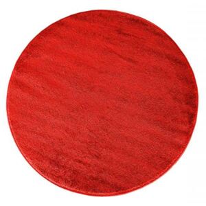 Kusový koberec Portofino červený kruh, Velikosti 100x100cm