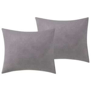 MERADISO® Poťah na vankúš z jemného flanelu, 70 x, šedá (100307223)