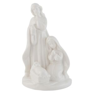Biely porcelánový Betlehem - 10*8*15 cm