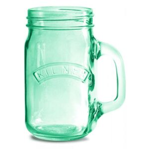 Zelený pohár s uškom Kilner