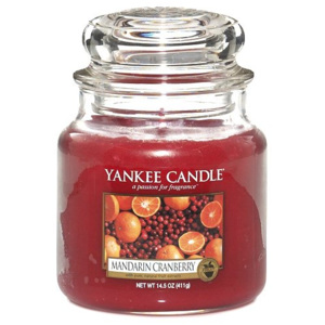 Yankee Candle vonná sviečka Mandarin Cranberry Classic stredná