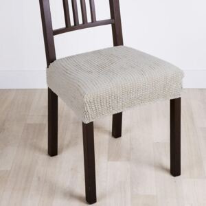 Super strečové poťahy GLAMOUR smotanová stoličky 2 ks 40 x 40 cm
