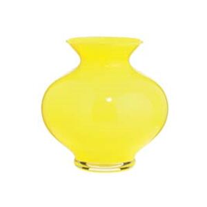Váza AURORA OL01733 pastelovo žltá H15cm