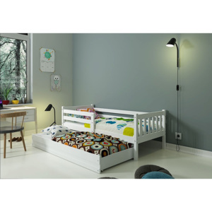 Detská posteľ RINOCO 2 + matrac + rošt ZADARMO, 190x80, biela