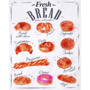 Falc Obraz na plátne - Fresh bread, 40x50 cm