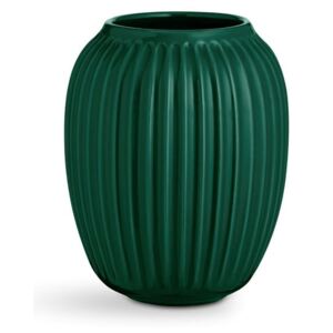 Zelená kameninová váza Kähler Design Hammershoi, výška 20 cm