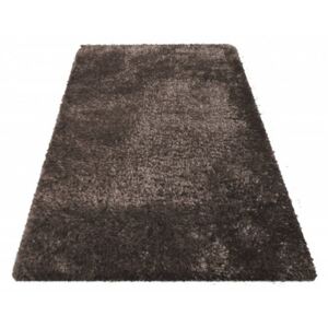 Kusový koberec Shaggy Merinos hnedý, Velikosti 80x150cm