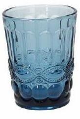 AB LINE 80780TO - Sklenený pohár Madame 230 ml modrý