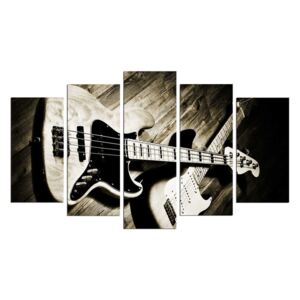 Viacdielny obraz Guitar, 110 × 60 cm