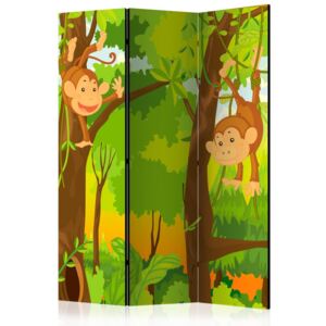 Bimago Paraván - Jungle - Monkeys 135x172 cm