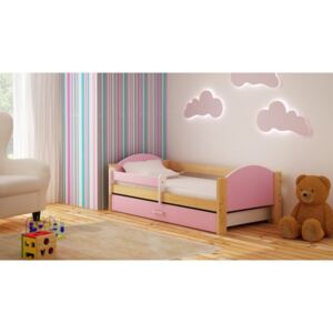 Detská posteľ Borek 160/80 cm zo zásuvkou růžový