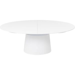 Kare Design Rozkladací jedálenský stôl Benvenuto biely
