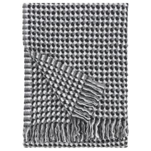 Lapuan Kankurit Vlnená deka Alva 130x170, sivá