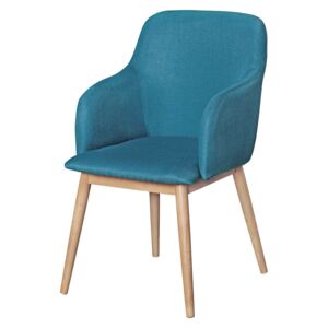 Wohnling Jedálenská stolička v škandinávskom štýle (petrolejová), modrá (100235621)