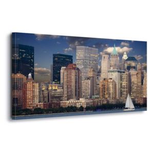 Obraz na plátne - New York From The Water 60x40 cm